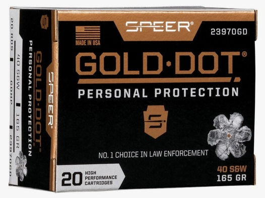 Gold Dot Handgun Personal Protection 40 S&W 165 grs #23970GD