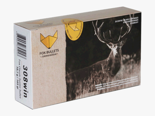 FOX Jagd Munition -bleifrei - .308 Win. 165 grs.