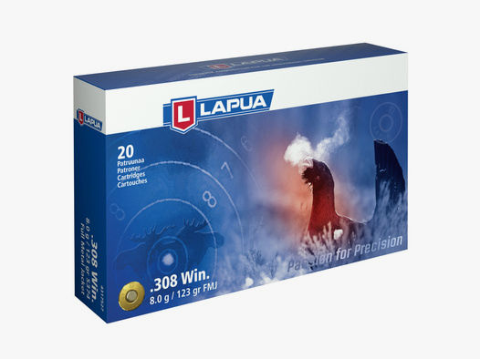 LAPUA .308 Win 123 gr FMJ