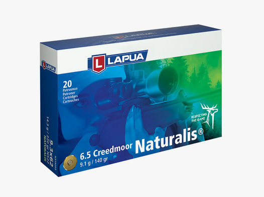 LAPUA 6.5 CREEDMOOR NATURALIS 9.1G A20