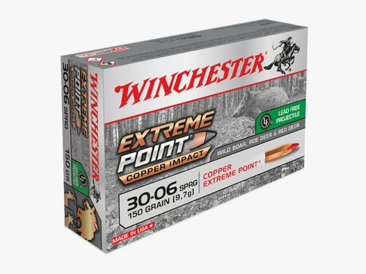 WINCHESTER .30-06 Springfield Copper Extreme Point 150GR