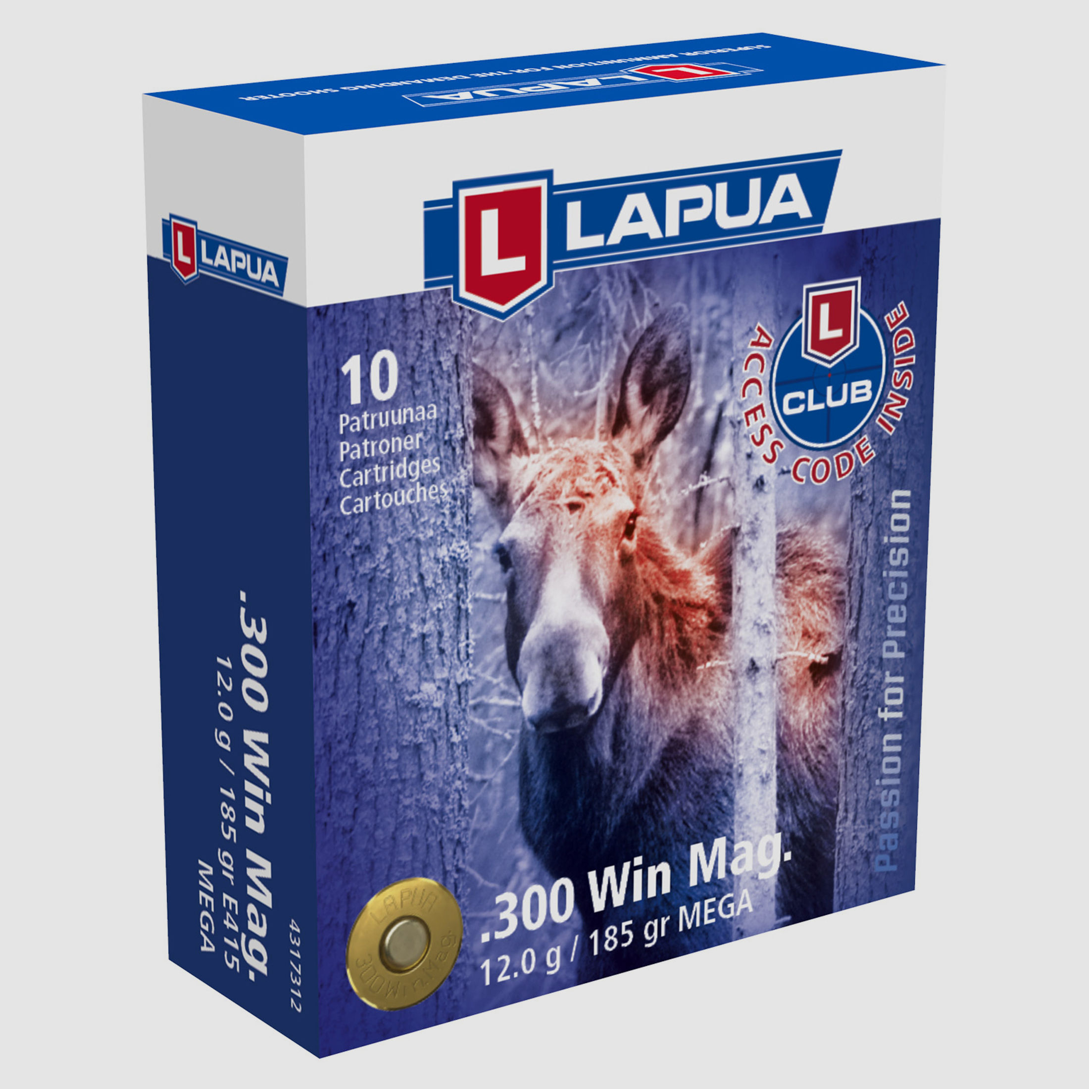 LAPUA .300 Win Mag Mega 12g / 185grs
