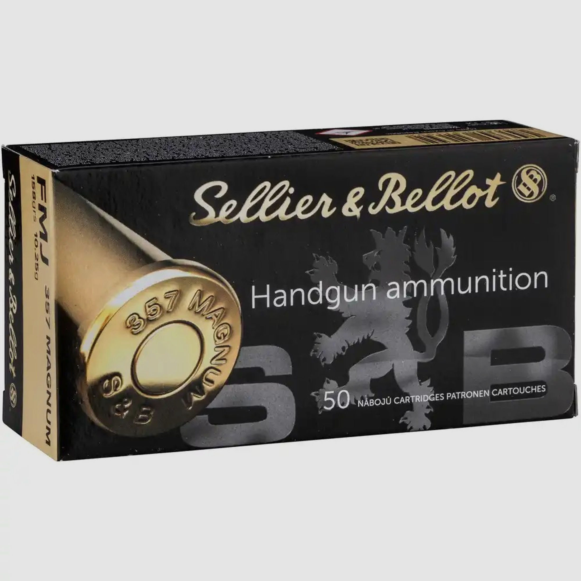 Sellier & Bellot, .357 Magnum, Vollmantel 158 grs.