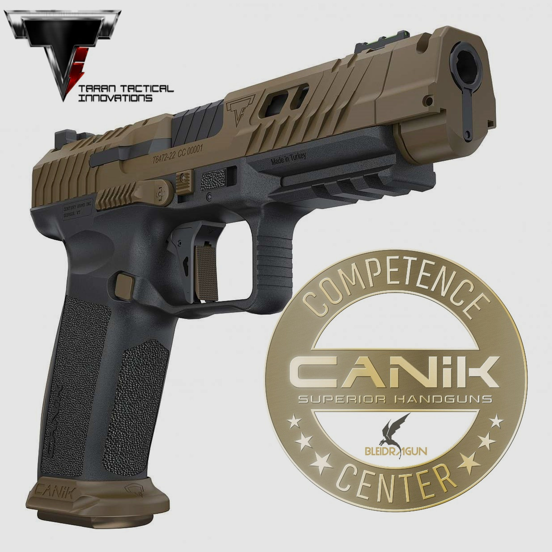 CANIC TTI COMBAT - Taran Tactical Innovations & Canik im Kaliber 9mm Luger