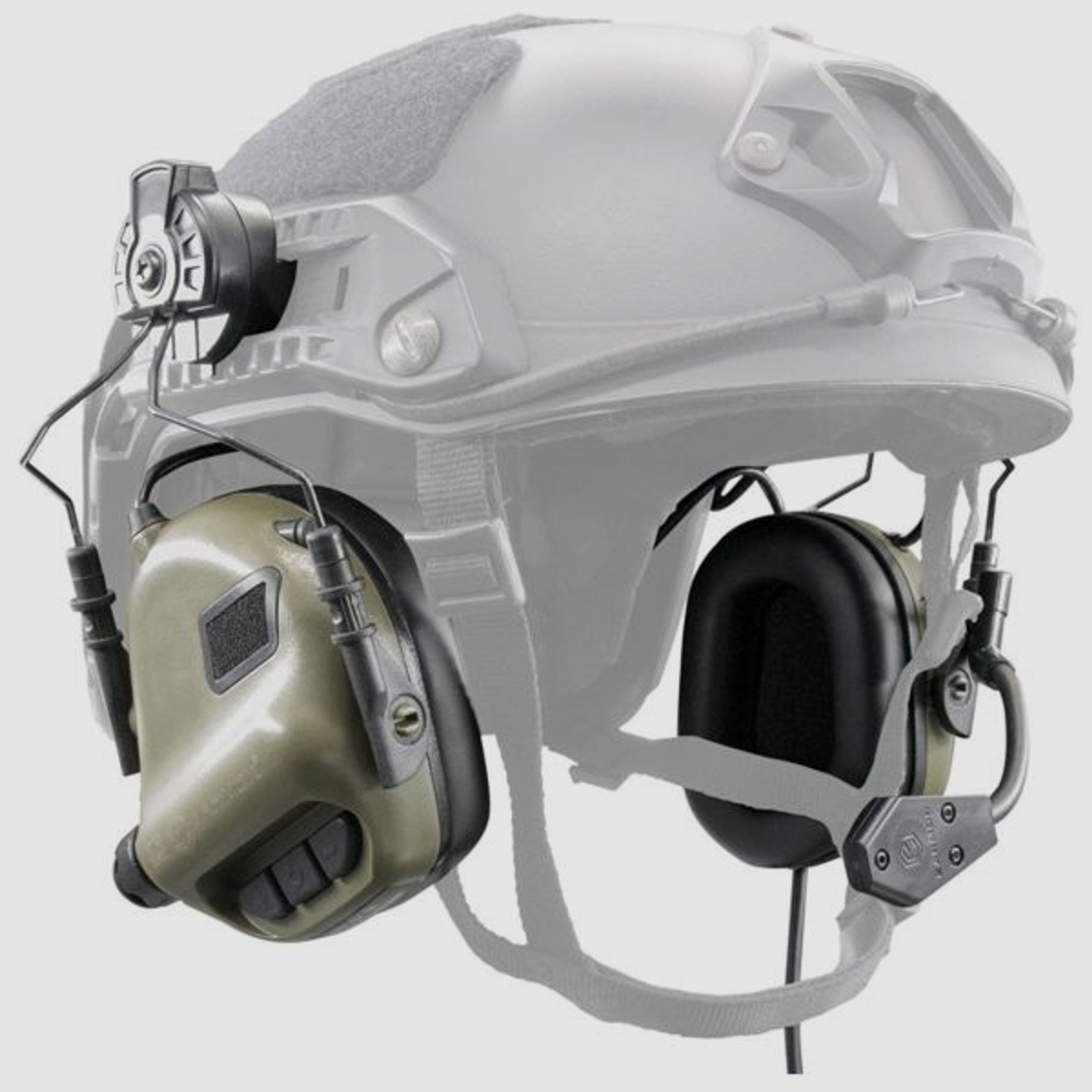EARMOR Earmor Aktivgehörschutz M32 für FAST Helme NRR22 foliage green