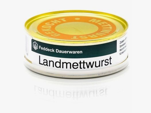 Feddeck Dauerwaren Dosenwurst Landmettwurst 200g