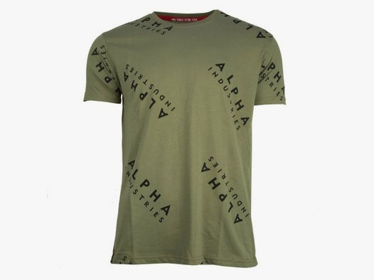 alpha industries Alpha Industries T-Shirt AOP T oliv