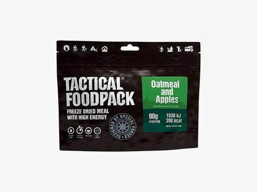 Tactical Foodpack Tactical Foodpack Haferflockenbrei mit Äpfeln