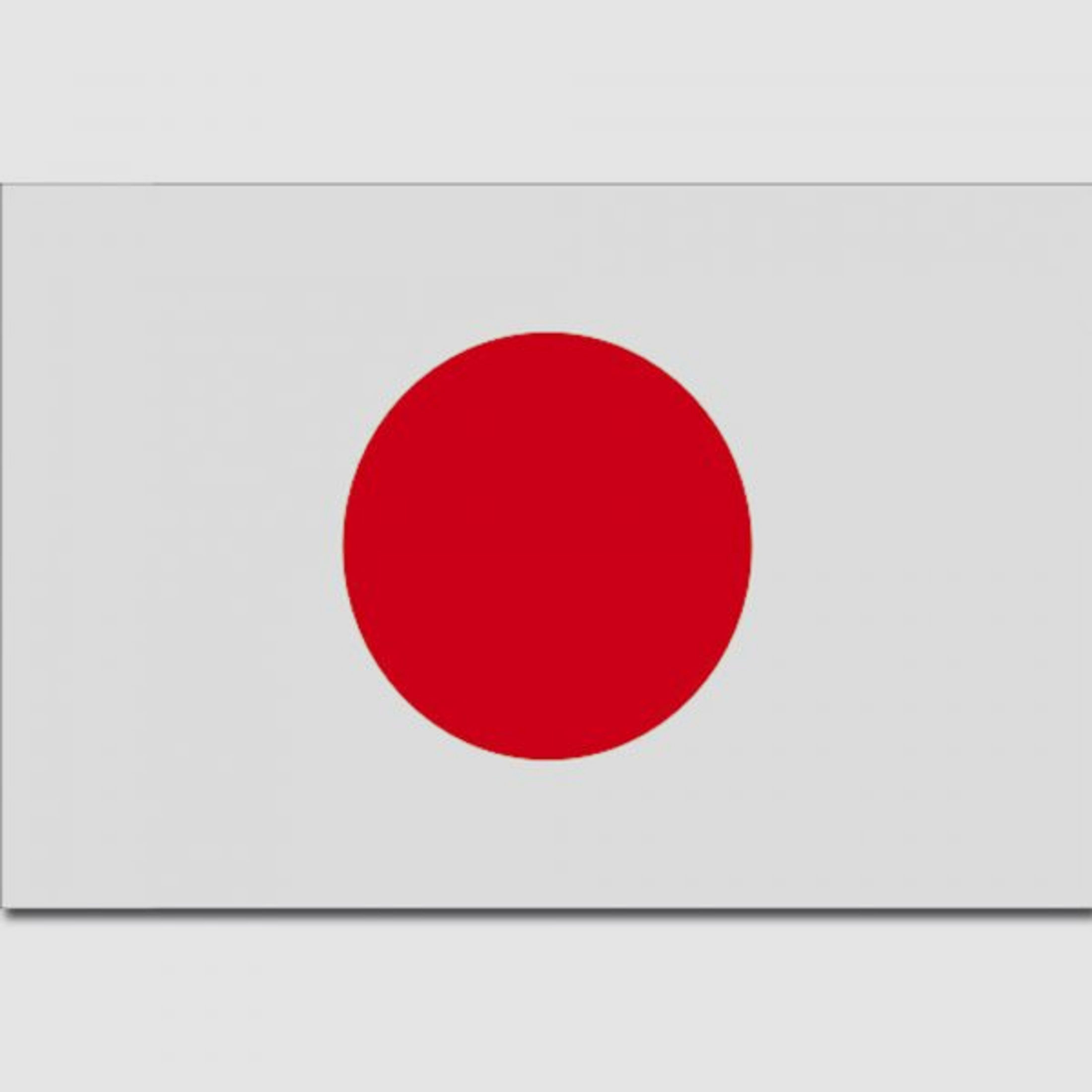 Diverse Flagge Japan
