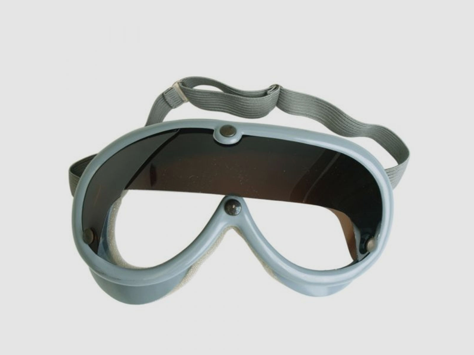 Bundeswehr Original BW Staubschutzbrille grau gebraucht