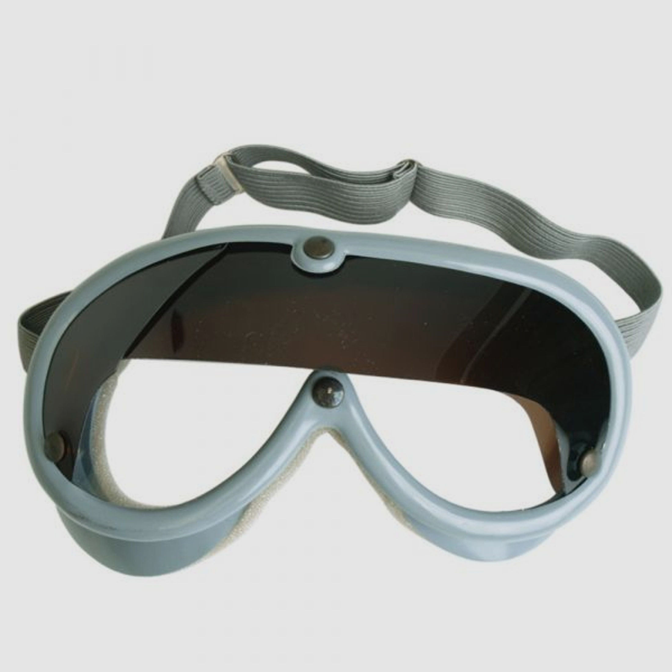 Bundeswehr Original BW Staubschutzbrille grau gebraucht