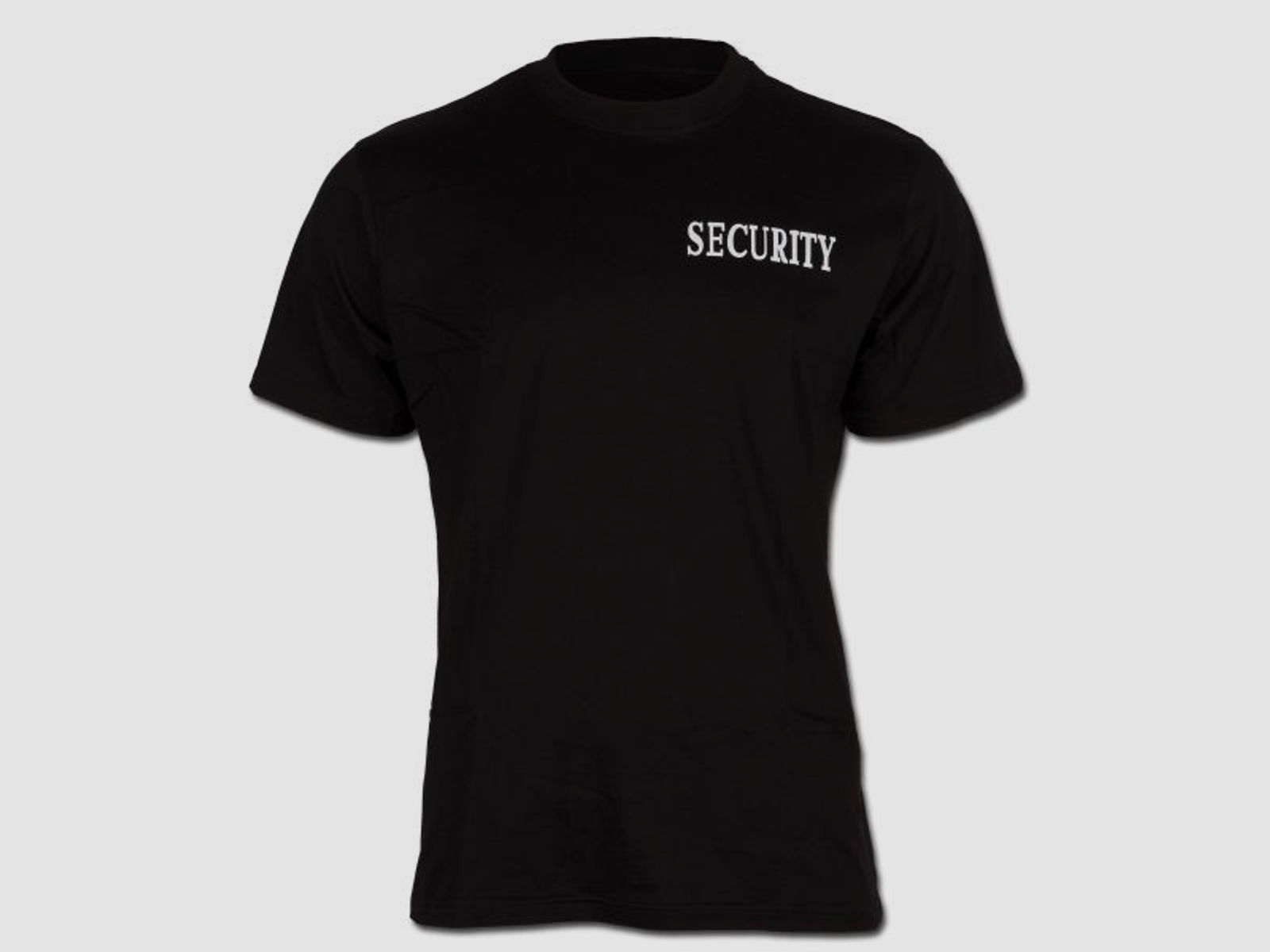 Mil-Tec T-Shirt mit Security-Druck schwarz