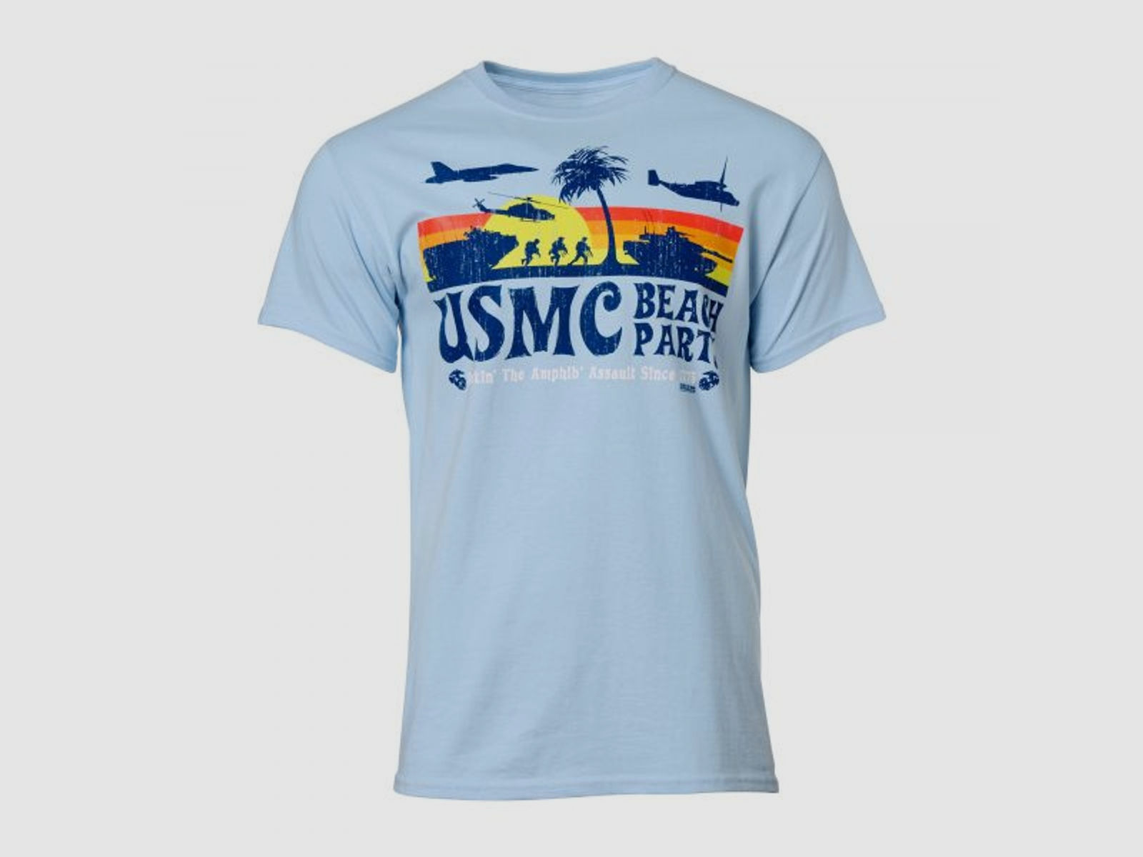 7.62 Design 7.62 Design T-Shirt USMC Beach Party sky blue