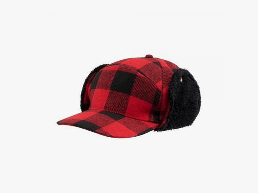 Brandit Brandit Mütze Lumberjacket Wintercap rot schwarz