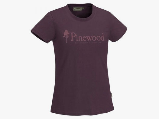 Pinewood Pinewood T-Shirt Outdoor Life plum Frauen