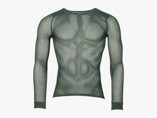 Brynje Brynje Shirt Super Thermo mit Schultereinlage grün