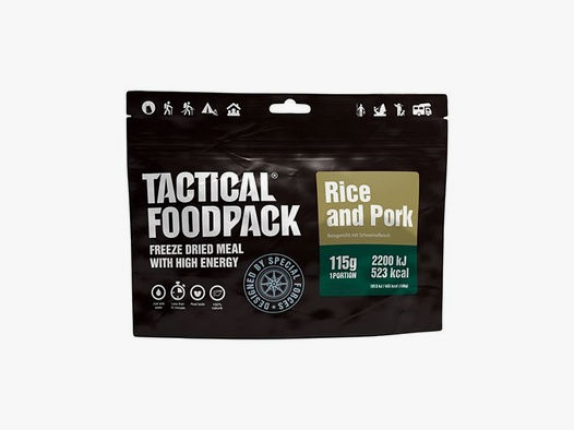Tactical Foodpack Tactical Foodpack Reisgericht mit Schweinefleisch