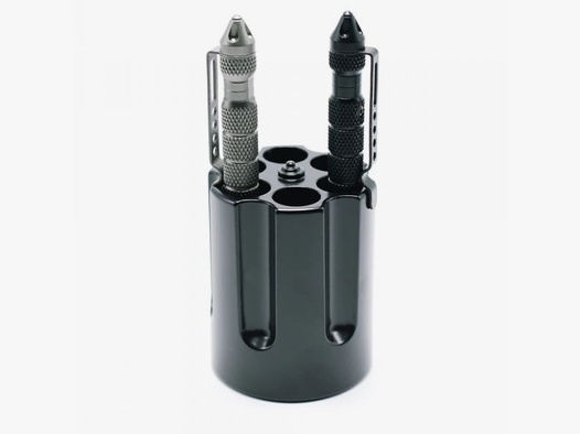 Caliber Gourmet Stifthalter Revolverzylinder schwarz