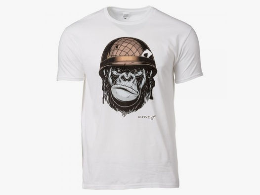 Defcon 5 Defcon 5 T-Shirt Chest Monkey Helmet weiß