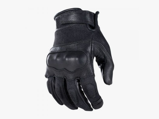Mil-Tec Handschuhe Tactical Gloves Leder Kevlar schwarz
