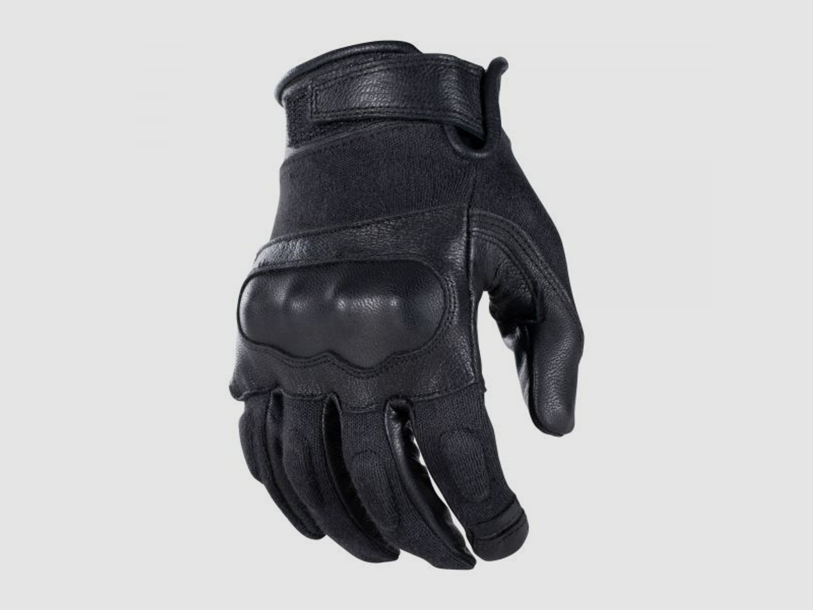 Mil-Tec Handschuhe Tactical Gloves Leder Kevlar schwarz
