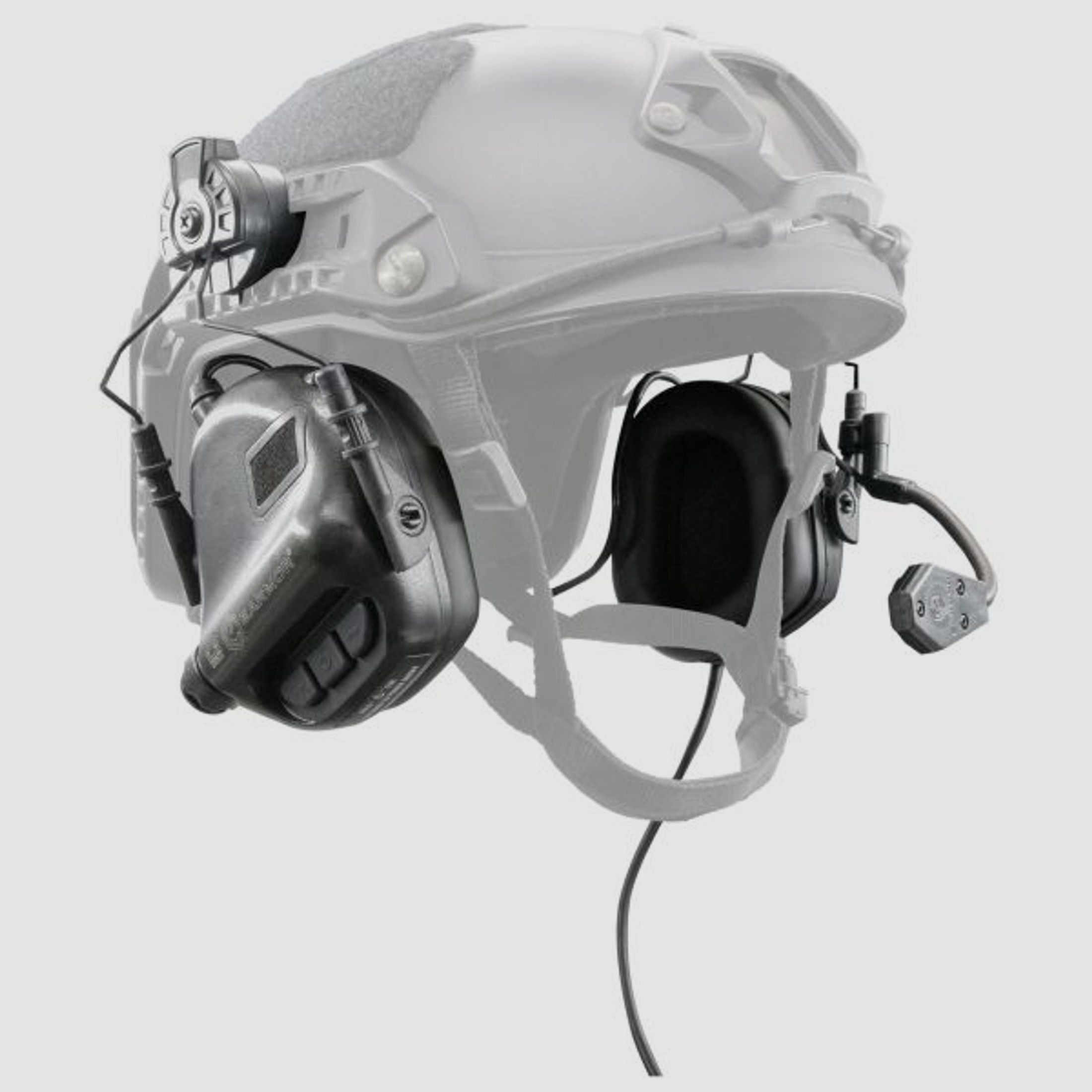 EARMOR Earmor Aktivgehörschutz M32 für FAST Helme NRR22 schwarz