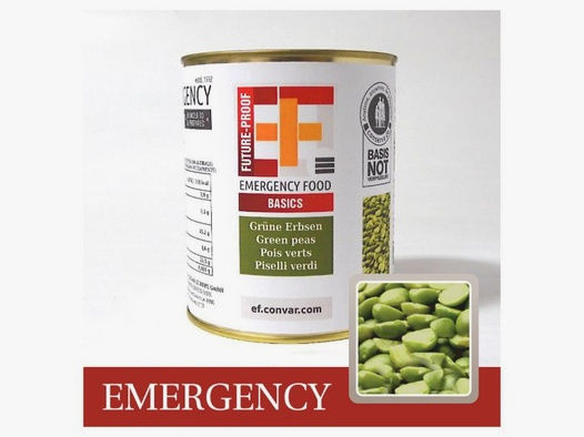 EF Emergency Food EF Emergency Food Basics Grüne Erbsen