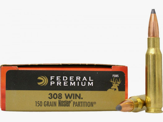 Federal Premium .308 Win 9,72g - 150grs Nosler Partition Büchsenmunition