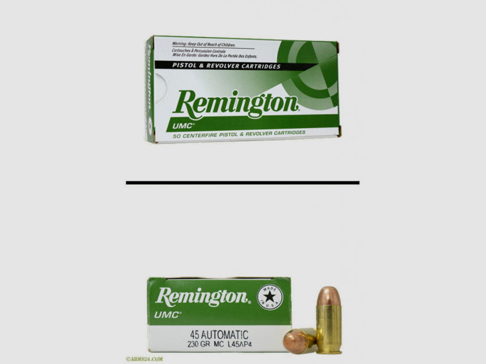 Remington .45 ACP 14,90g - 230grs FMJ Pistolenmunition #23726