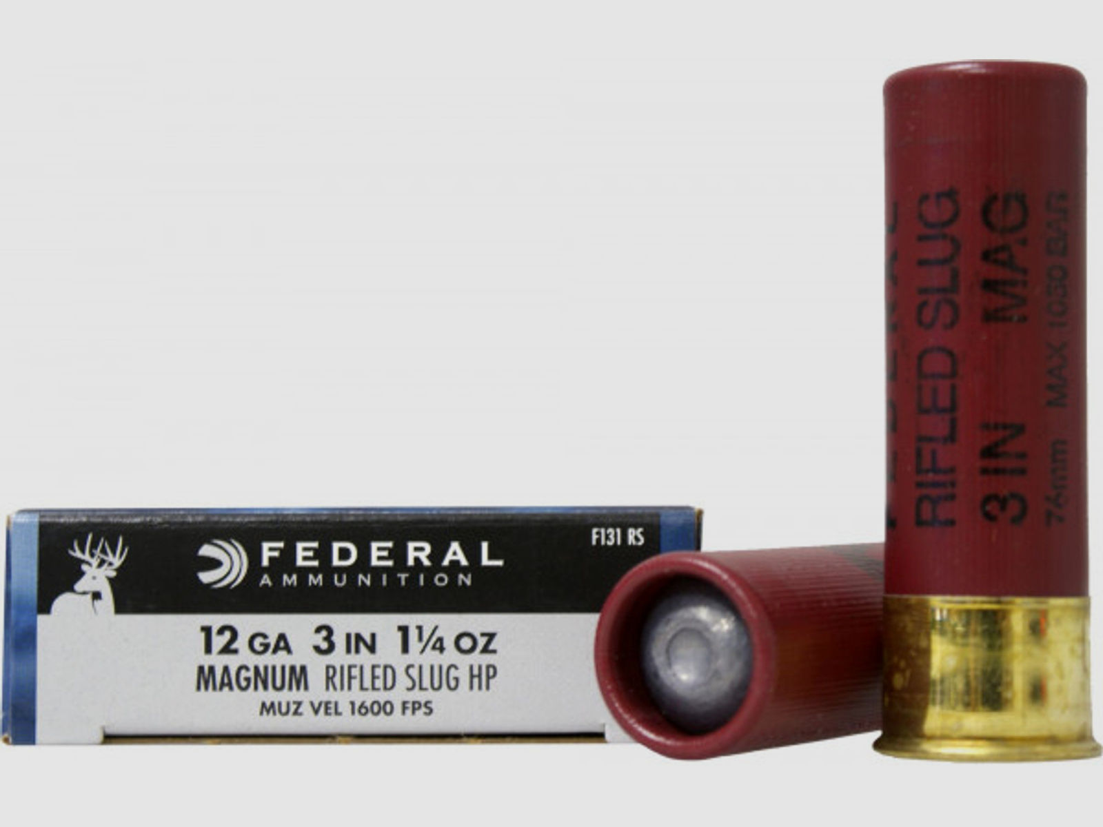 Federal Premium 12/76 35,00g - 540grs Power-Shok Rifled Slug Flintenlaufgeschosse