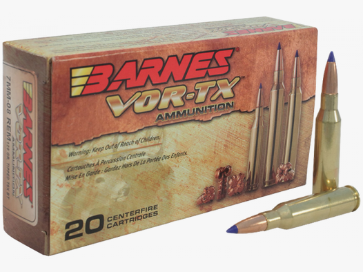 Barnes VOR-TX 7mm-08 Rem TTSX 120 grs Büchsenpatronen