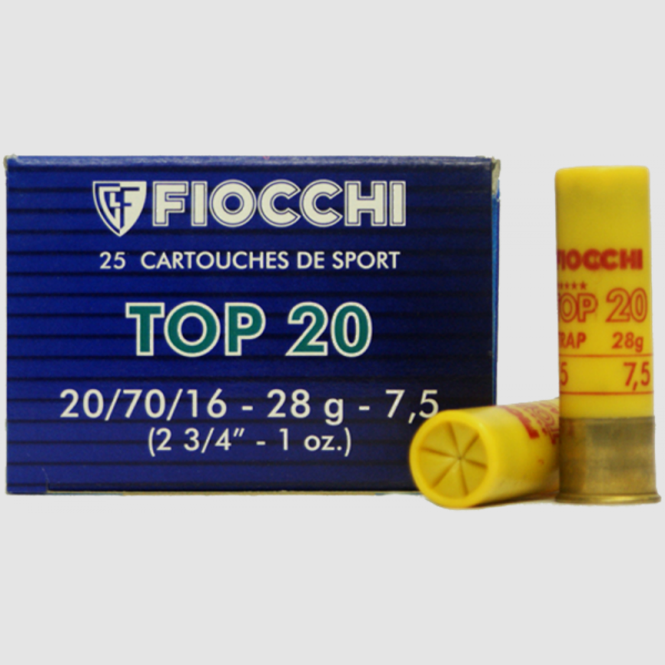 Fiocchi F20 Trap 20/70 28 gr Schrotpatronen