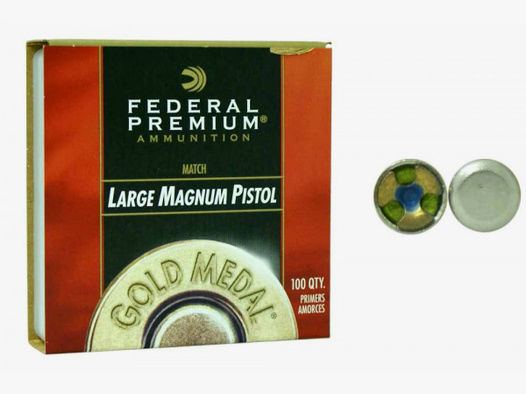 Federal Premium Boxer Large Pistol Magnum Zündhütchen #GM155M