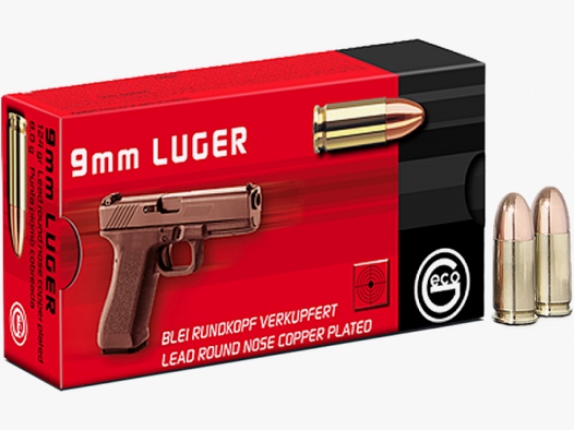 Geco Standard 9mm Luger (9x19) CPRN 124 grs Pistolenpatronen