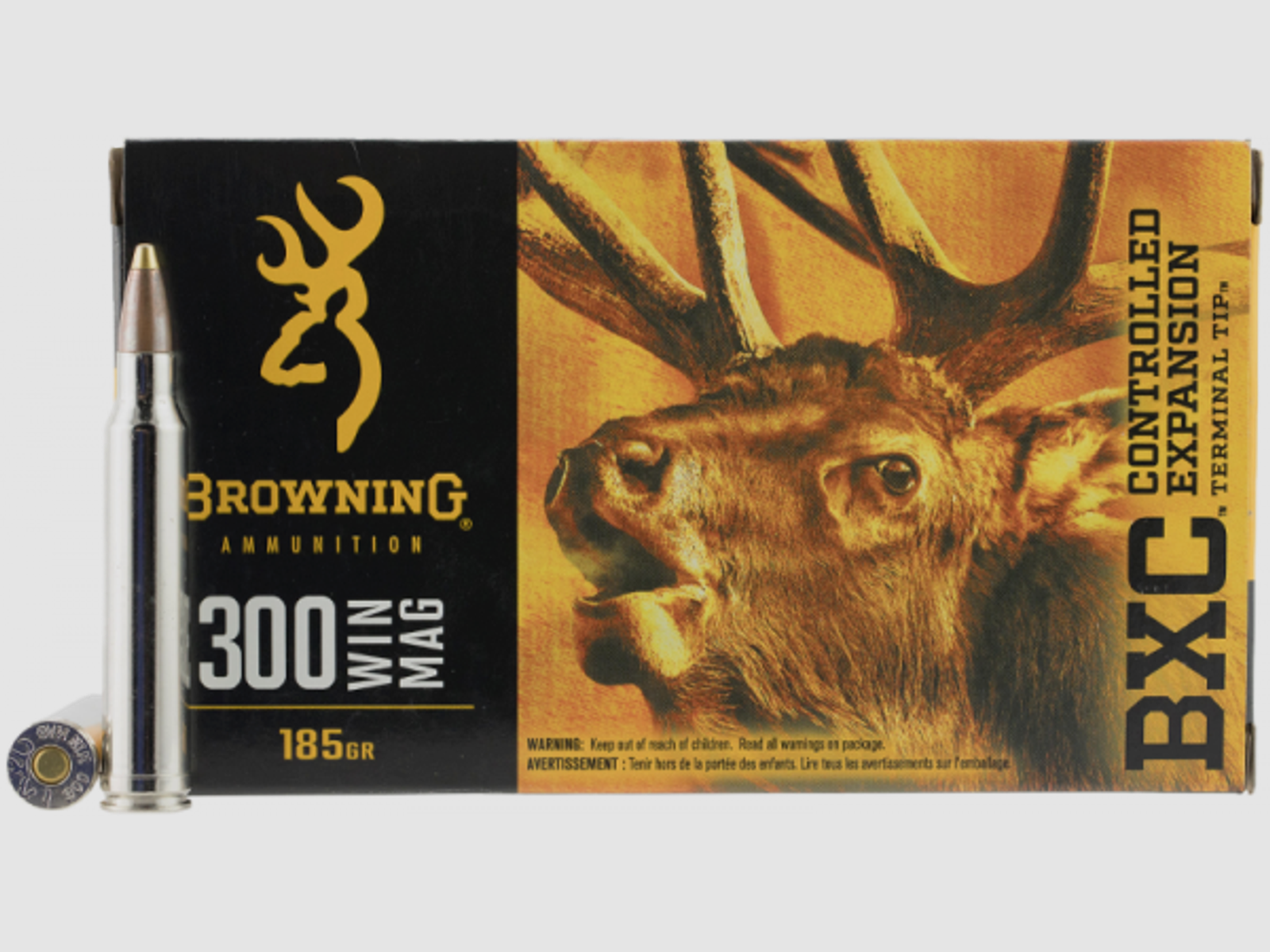 Browning BXC .300 Win Mag 185 grs Büchsenpatronen