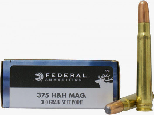 Federal Premium .375 H&H Mag 19,44g - 300grs SP Büchsenmunition