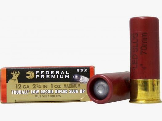 Federal Premium 12/70 28,00g - 432grs Vital-Shok TruBall Rifled Slug Flintenlaufgeschosse #PB127RS