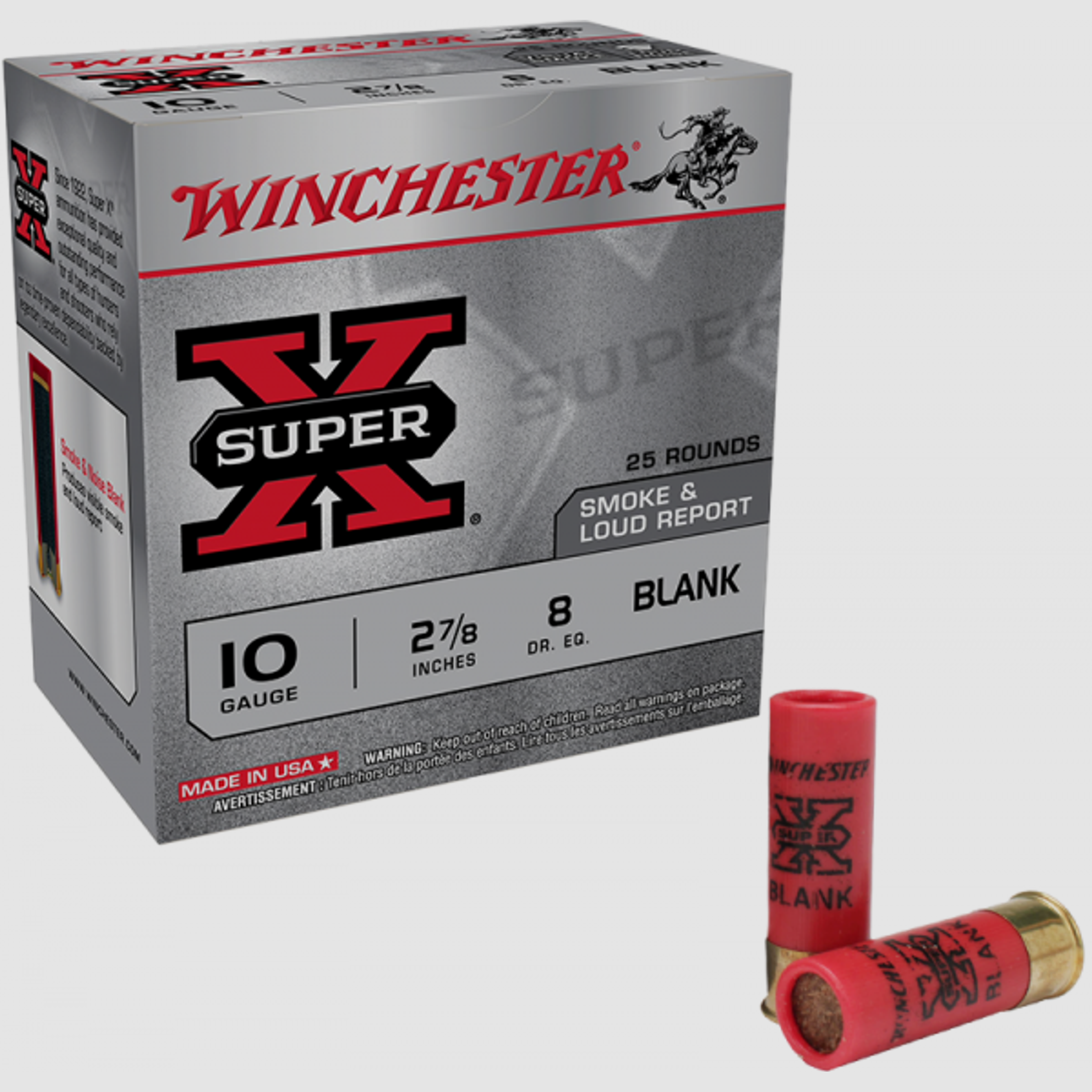 Winchester Super X Blank 10/73 Knallpatronen