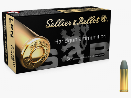 Sellier & Bellot Standard .32 S&W Long LRN 100 grs Revolverpatronen