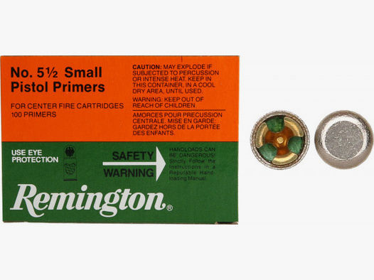 Remington Boxer Small Pistol Magnum Zündhütchen #22626