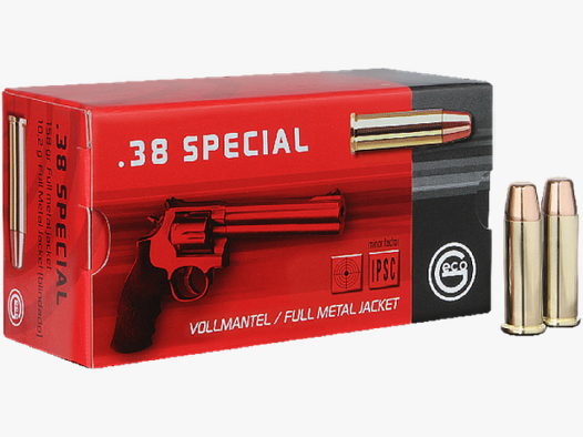 Geco Standard .38 Special FMJ Flat 158 grs Revolverpatronen