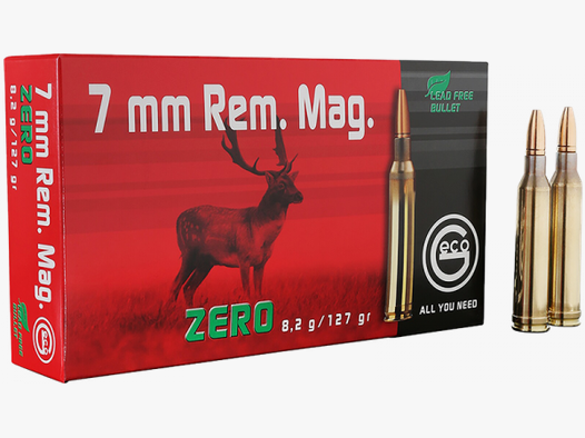 Geco Zero 7mm Rem Mag 127 grs Büchsenpatronen