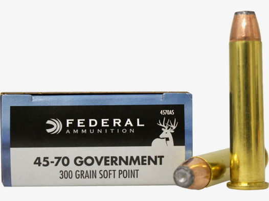 Federal Premium .45-70 Government 19,44g - 300grs Speer Hot-Core SP Büchsenmunition