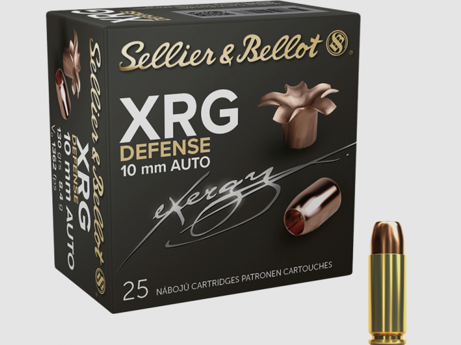 Sellier & Bellot XRG Defense 10mm Auto XRG Defense 130 grs Pistolenpatronen