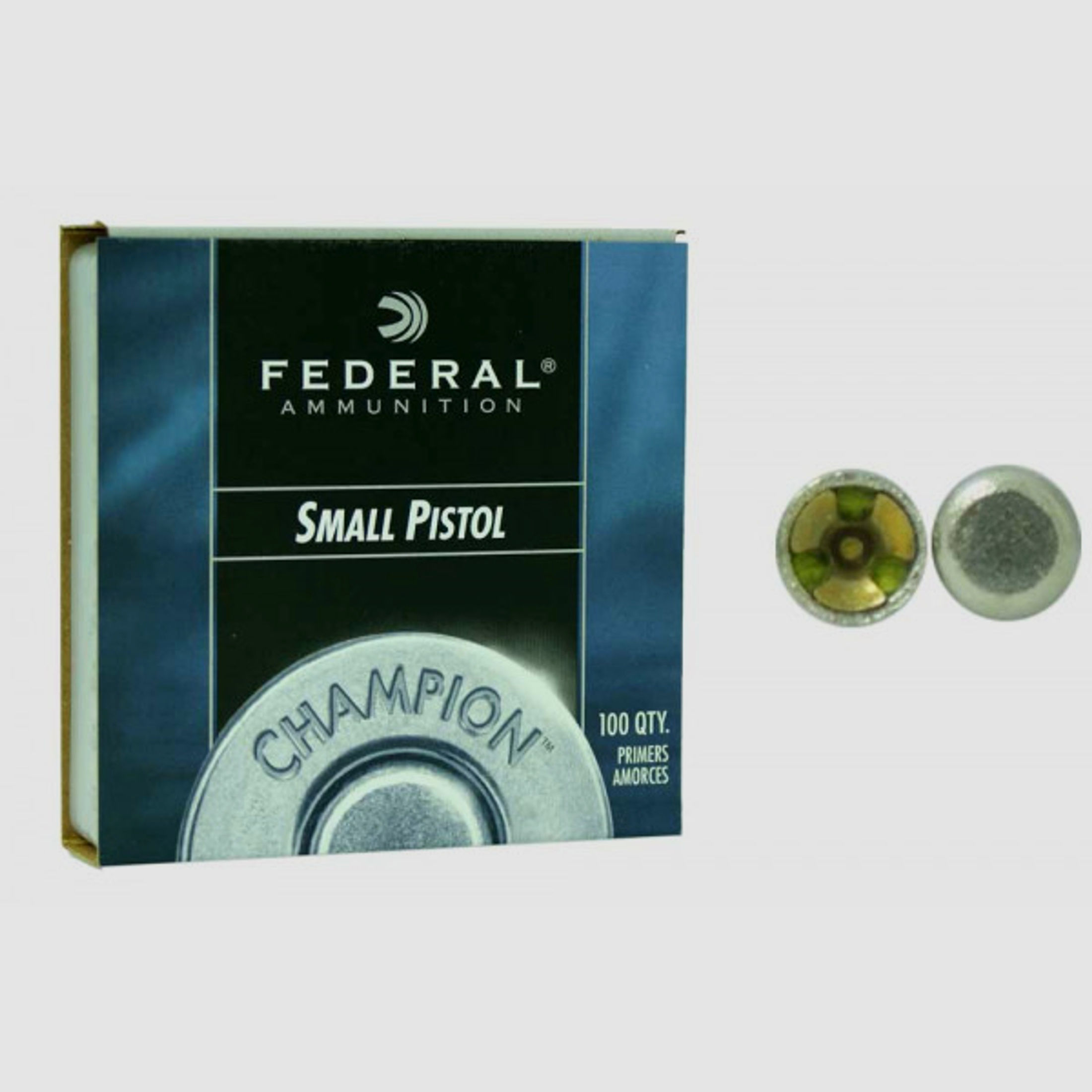 Federal Premium Boxer Small Pistol Zündhütchen #100