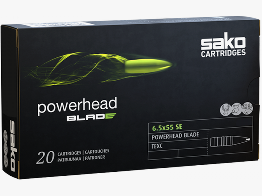 Sako Powerhead Blade 6,5x55 SE 120 grs Büchsenpatronen
