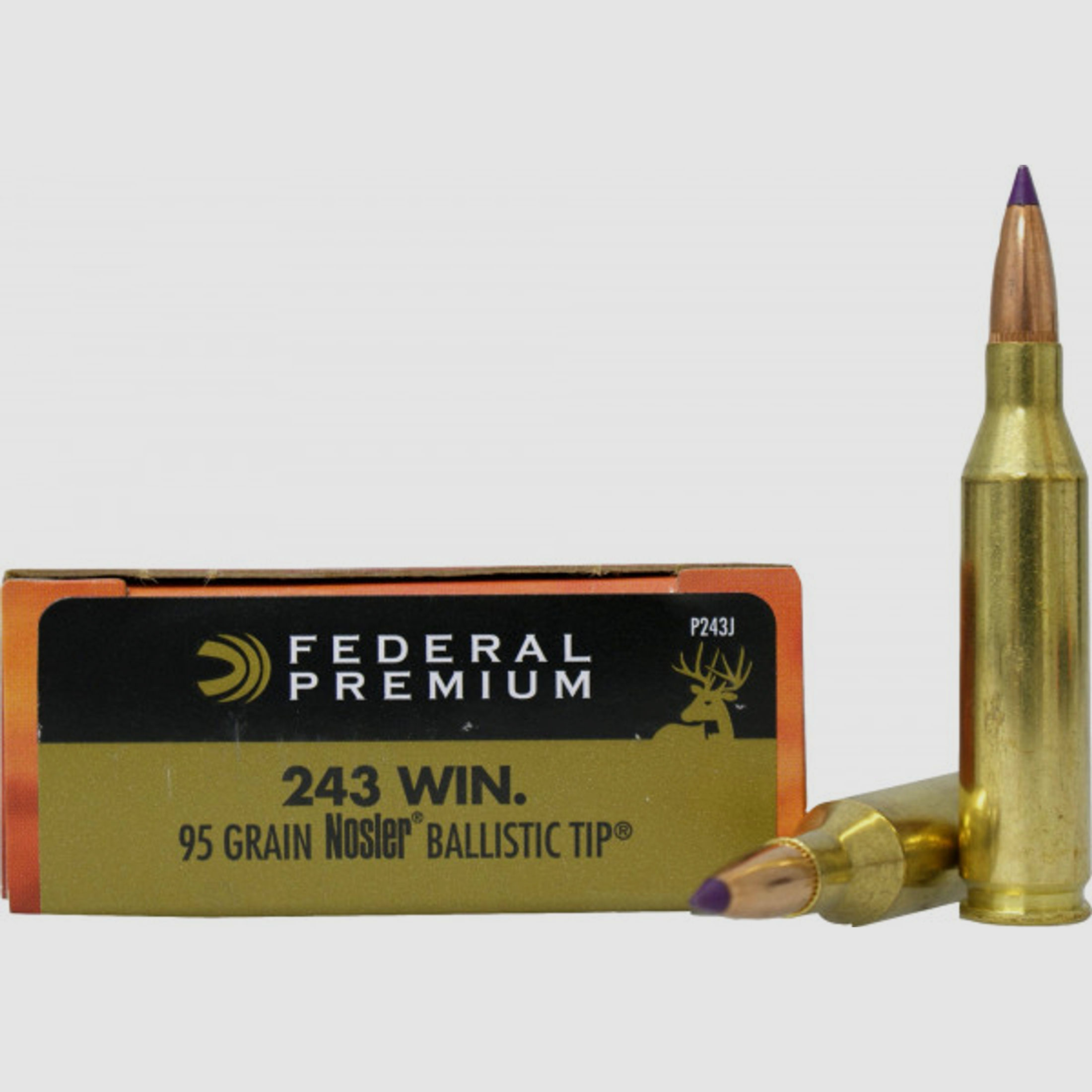 Federal Premium .243 Win 6,16g - 95grs Nosler Ballistic Tip Büchsenmunition