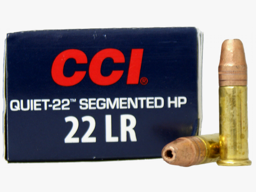 CCI Quiet 22 Segmented HP .22 LR HP 40 grs Kleinkaliberpatronen