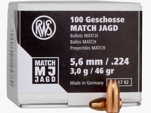 RWS Match Jagd Langwaffengeschosse