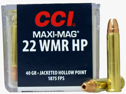 CCI Maxi Mag .22 Win Mag JHP 40 grs Kleinkaliberpatronen